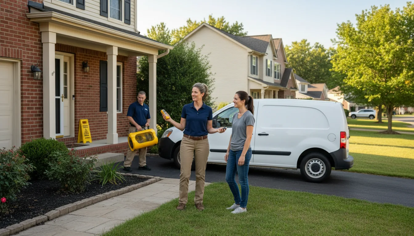 Residential water damage restoration in Mahwah, NJ